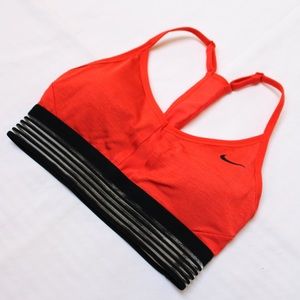 Red Nike Indy Bra
